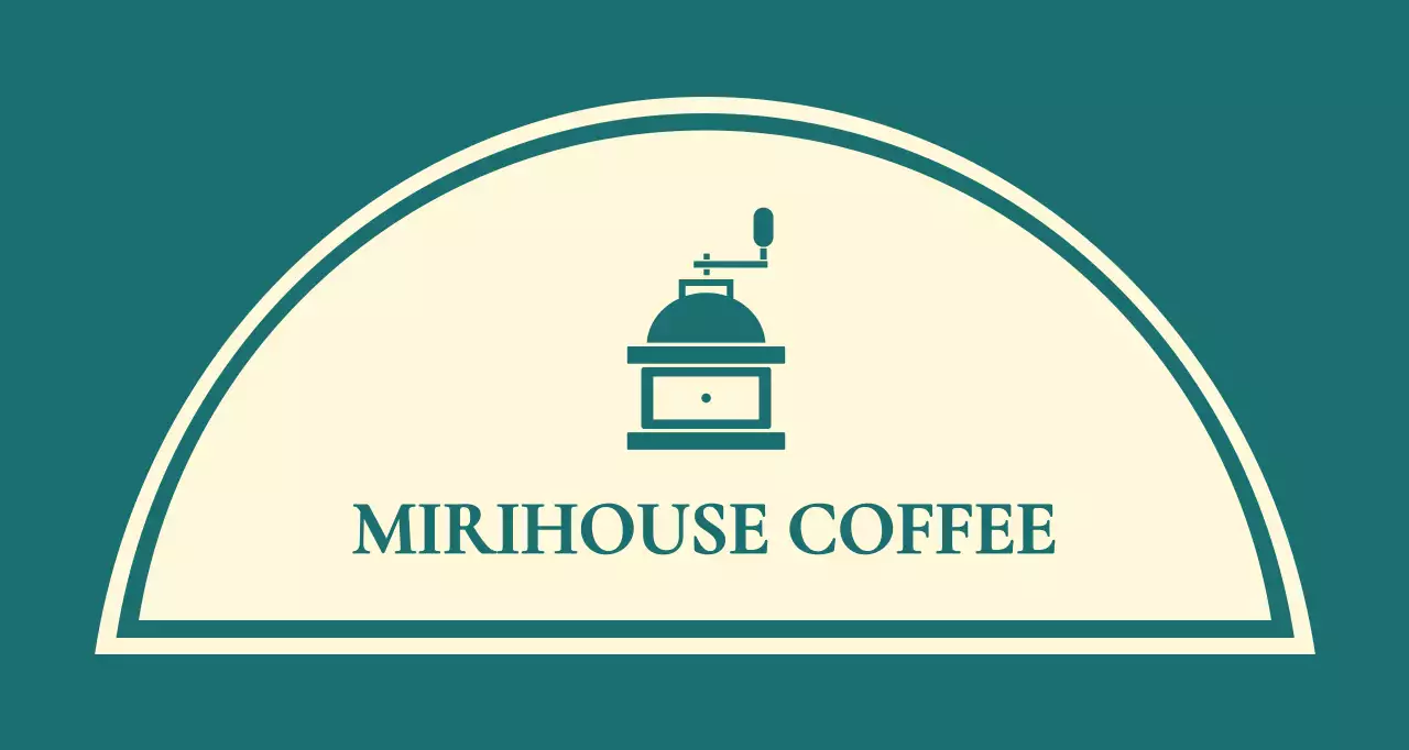 アイボリー クラシック カフェ ロゴ