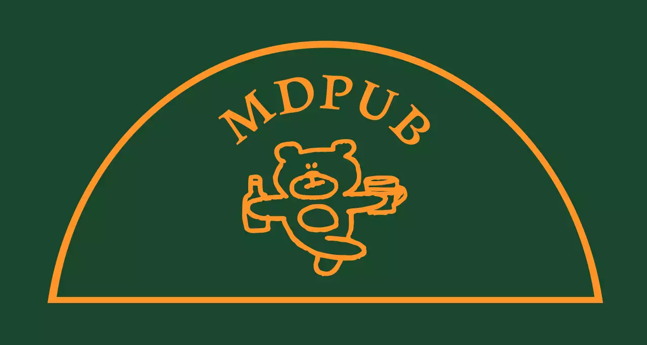 オレンジ かわいい パブ ロゴ