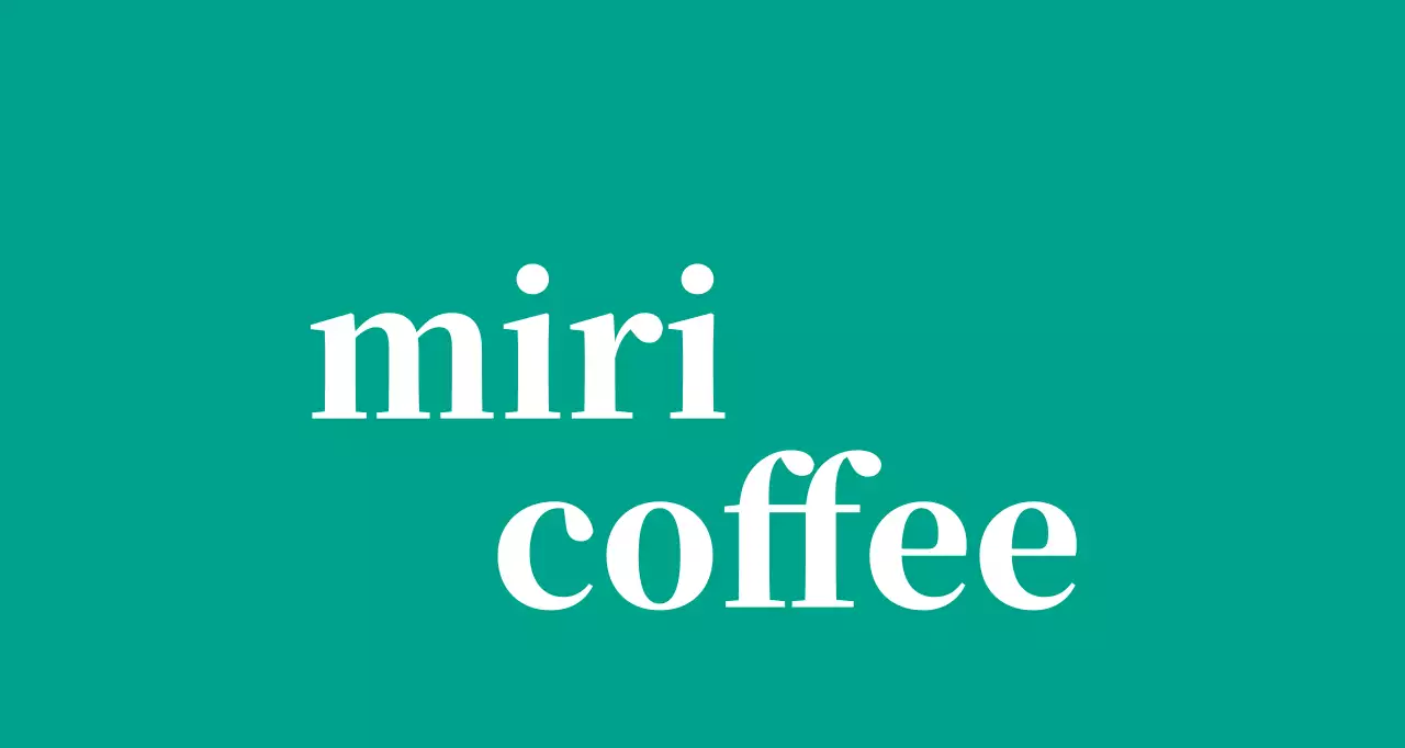 緑 シンプル カフェ ロゴ