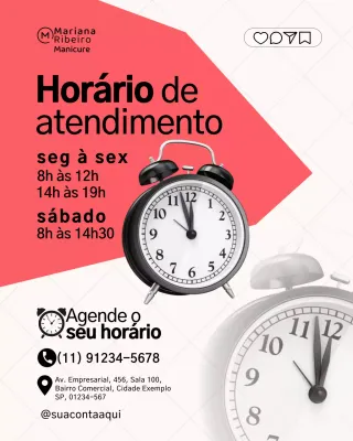 Postagem de anúncio de negócios da Red Modern no Instagram