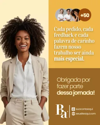 Postagem de anúncio de gratidão moderna bege no Instagram