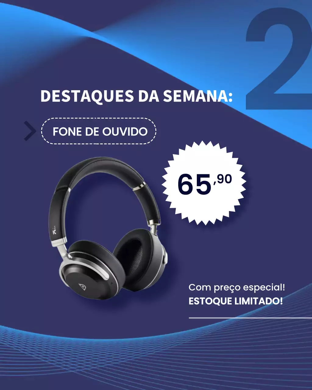 Postagem promocional do Instagram da Blue Modern Electronics