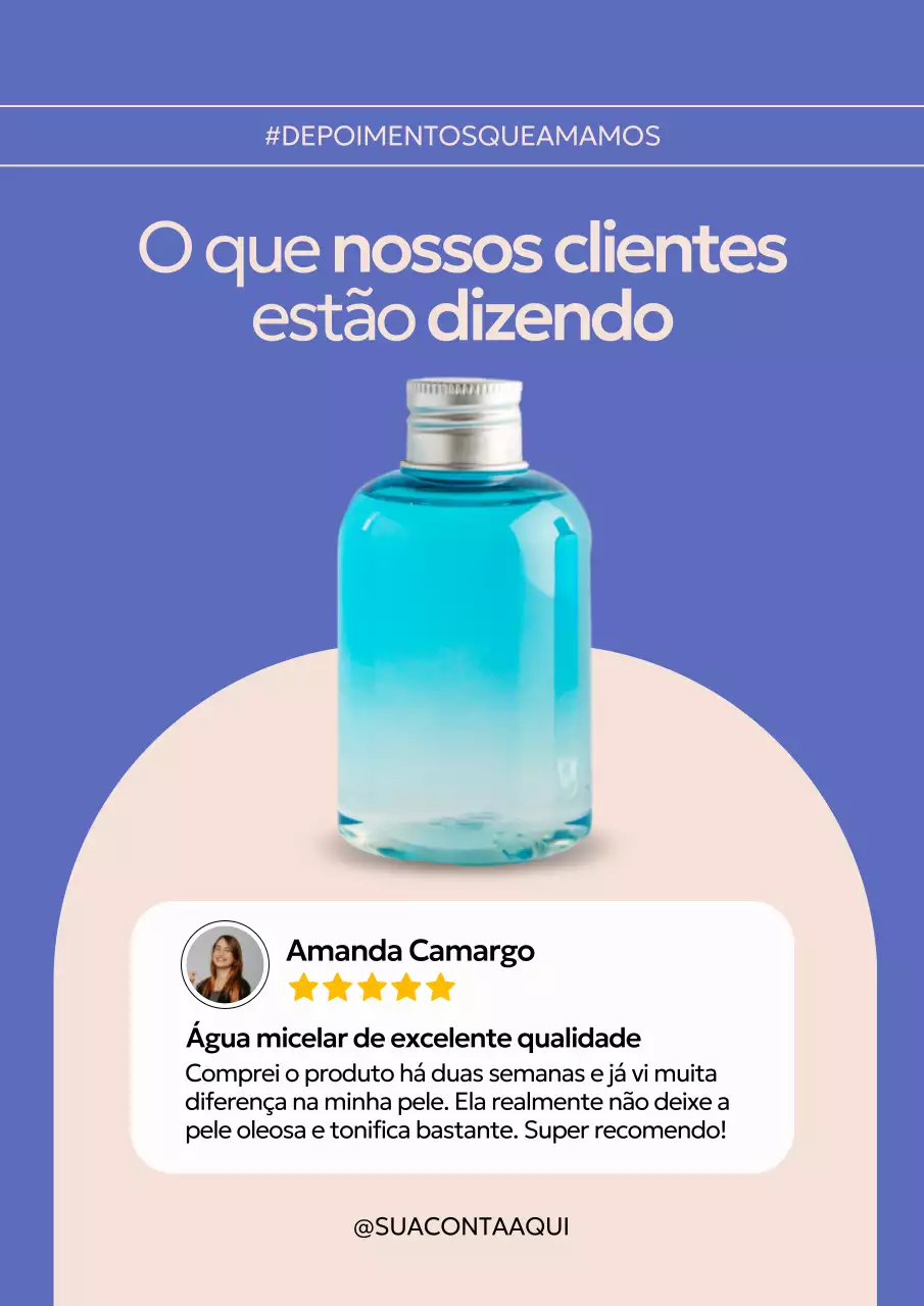 Pôster de avaliação do produto Blue Modern Skincare