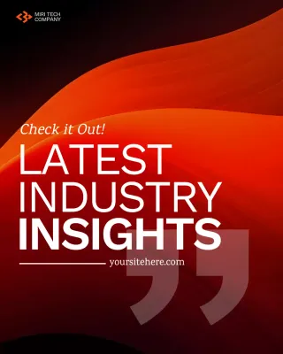 Blue Modern Tech Promotion Instagram Post