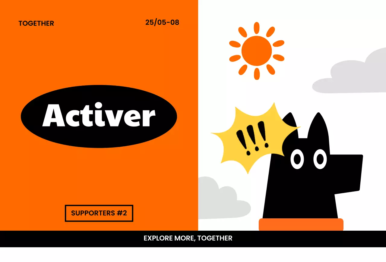 일러스트를 활용한 키치한 브랜드 홍보