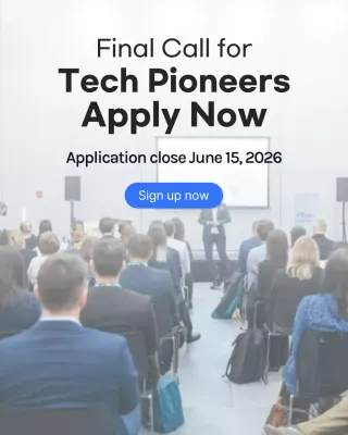 Blue Modern Tech Promotion Instagram Post