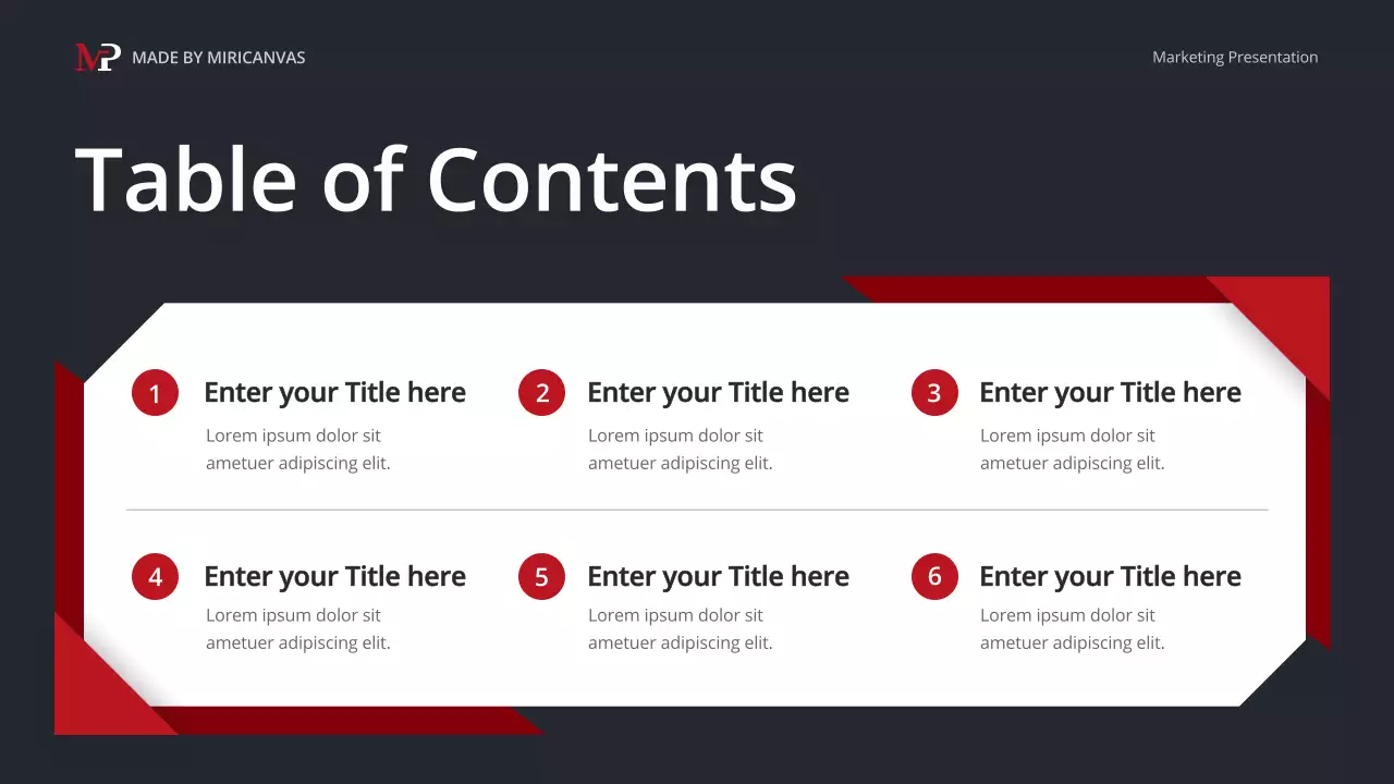 Red Modern Marketing Proposal Presentation