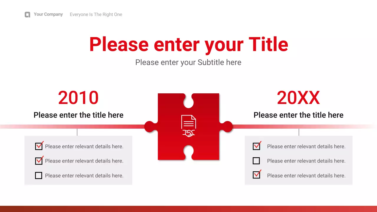 Red Black Professional Business Company Presentation