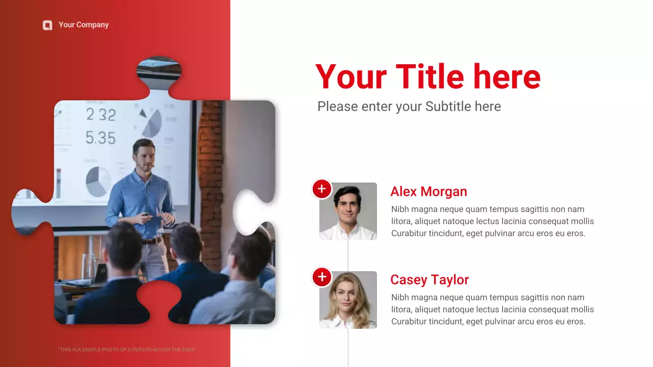 Red Black Professional Business Company Presentation