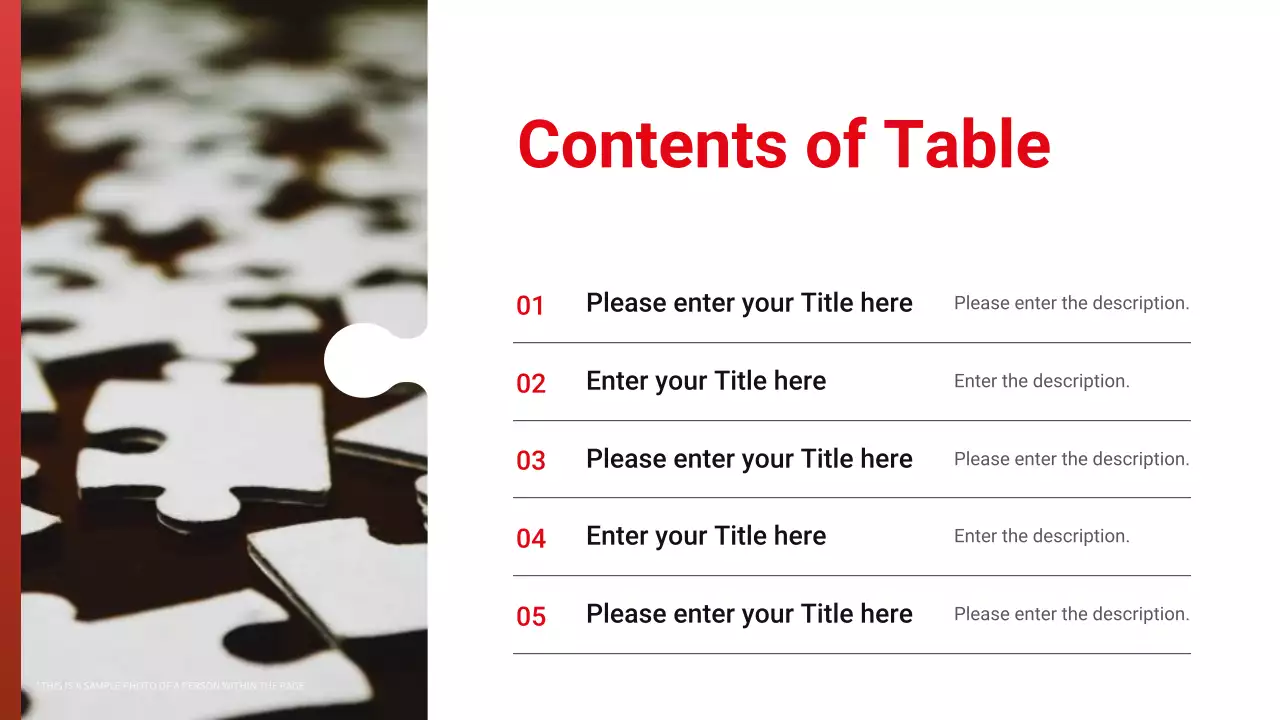 Red Black Professional Business Company Presentation