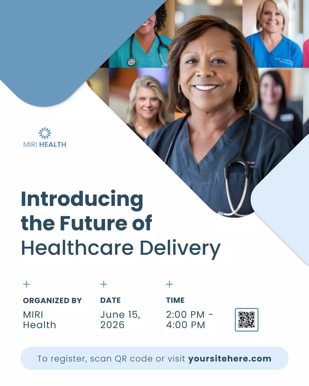 Modern Healthcare Event Announcement Instagram Post