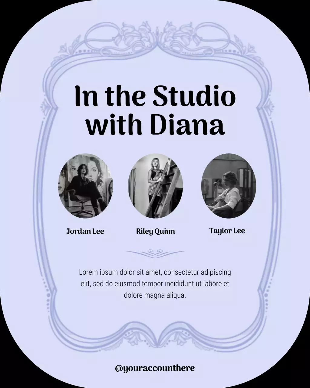 Beige Vintage Art Event Announcement Instagram Post