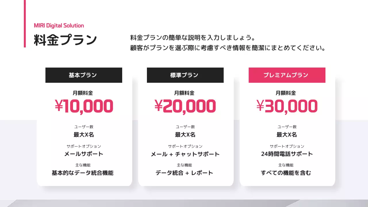 白 モダン テクノロジー プロフィール