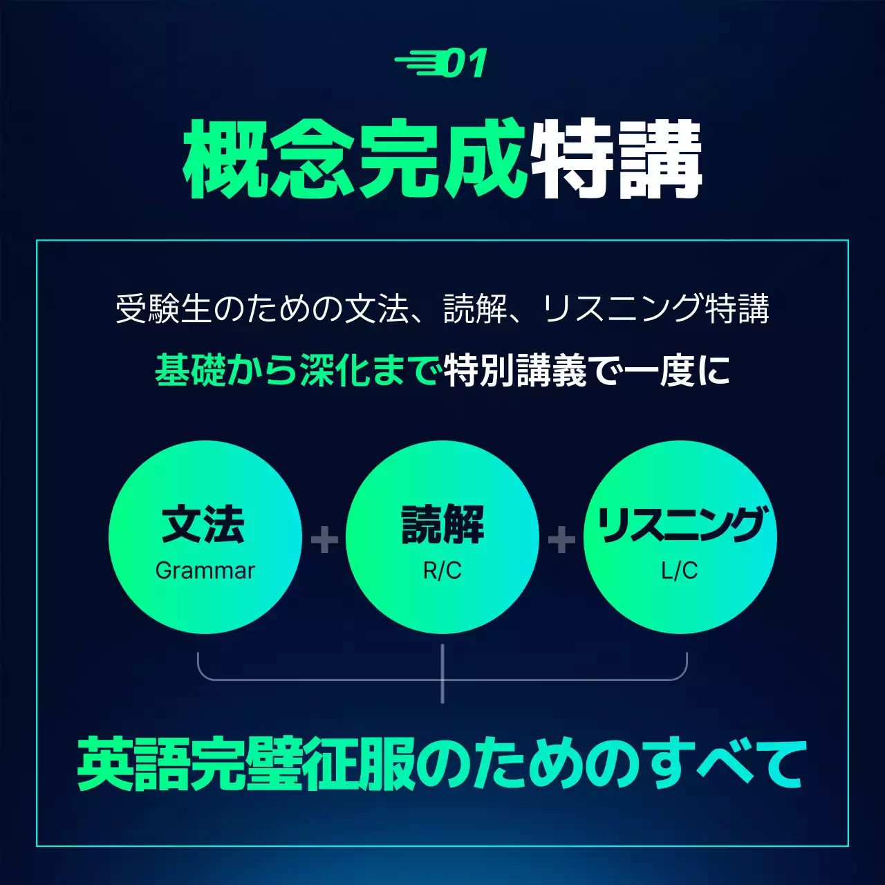 ネオン モダン 教育 ポスター