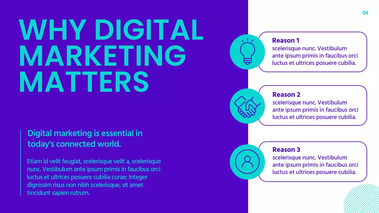 Purple Modern Digital Marketing Presentation