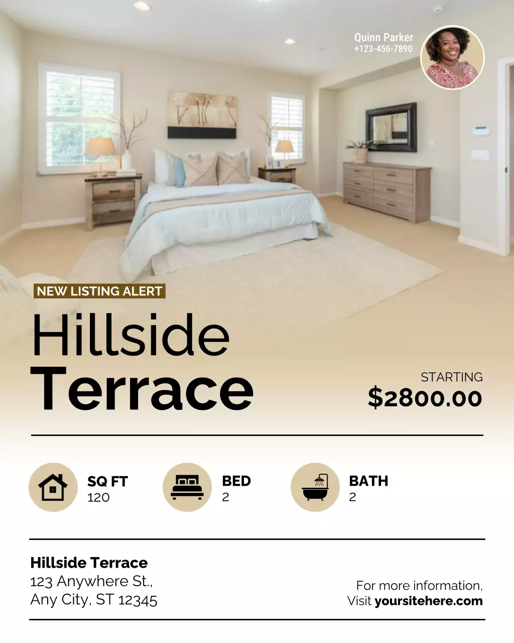 Modern Real Estate New Listing Promotion Instagram Post