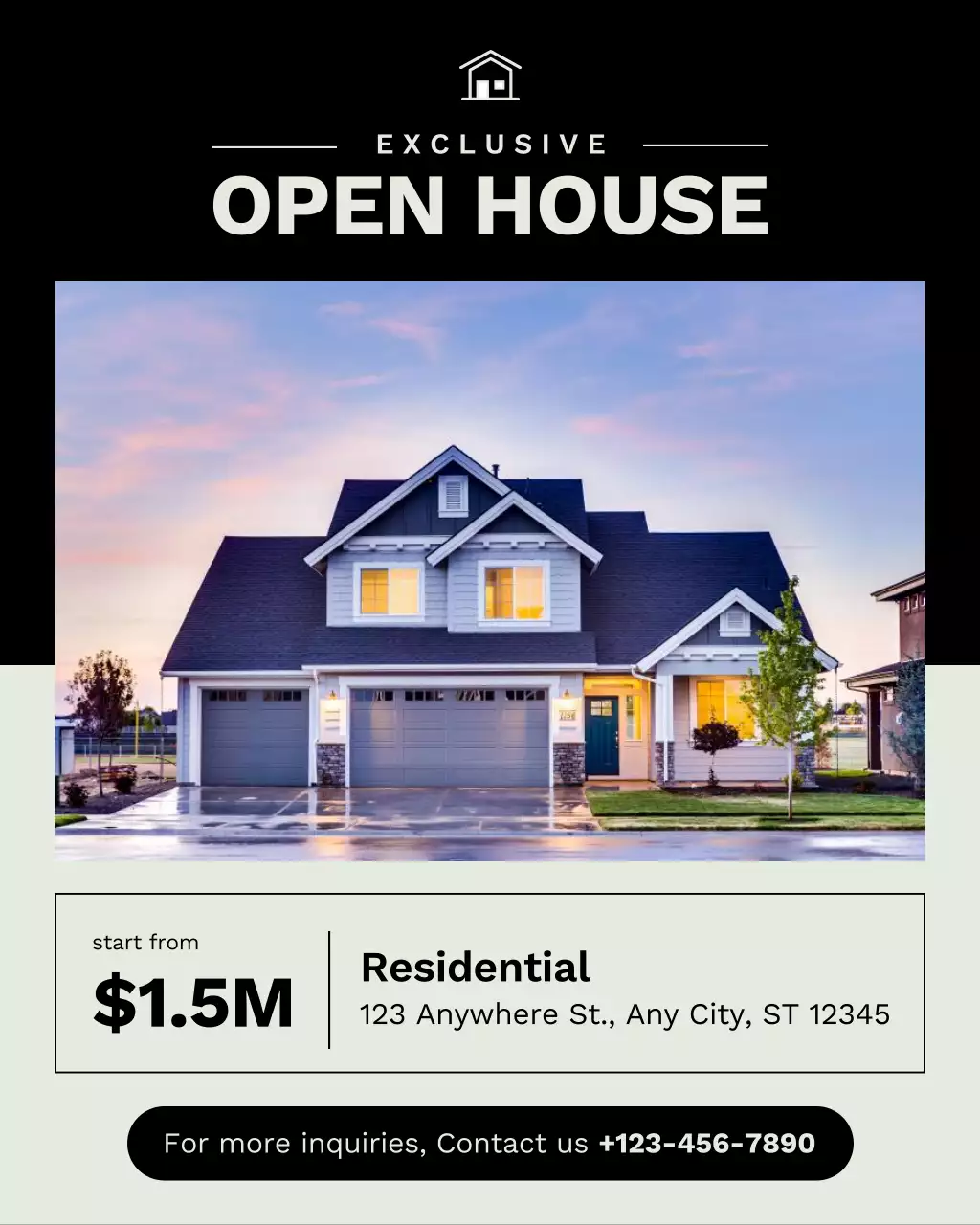 Beige Modern Real Estate Promotion Instagram Post