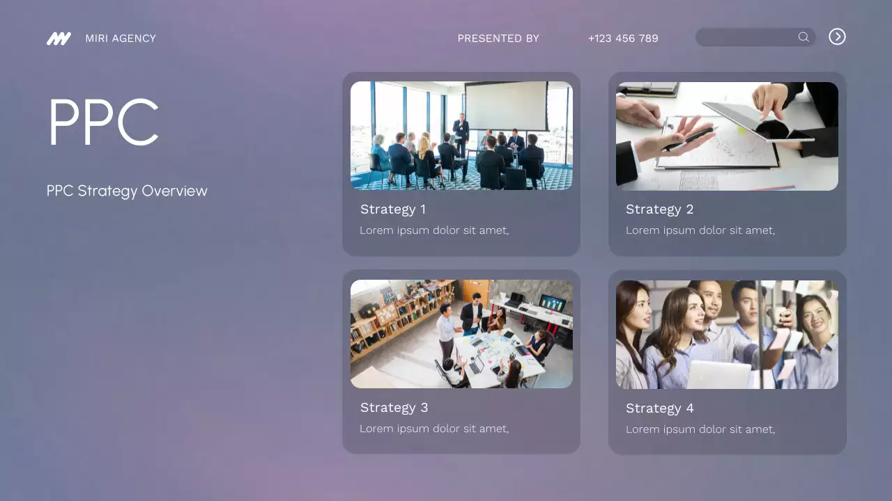 Purple Modern Digital Marketing Agency Presentation