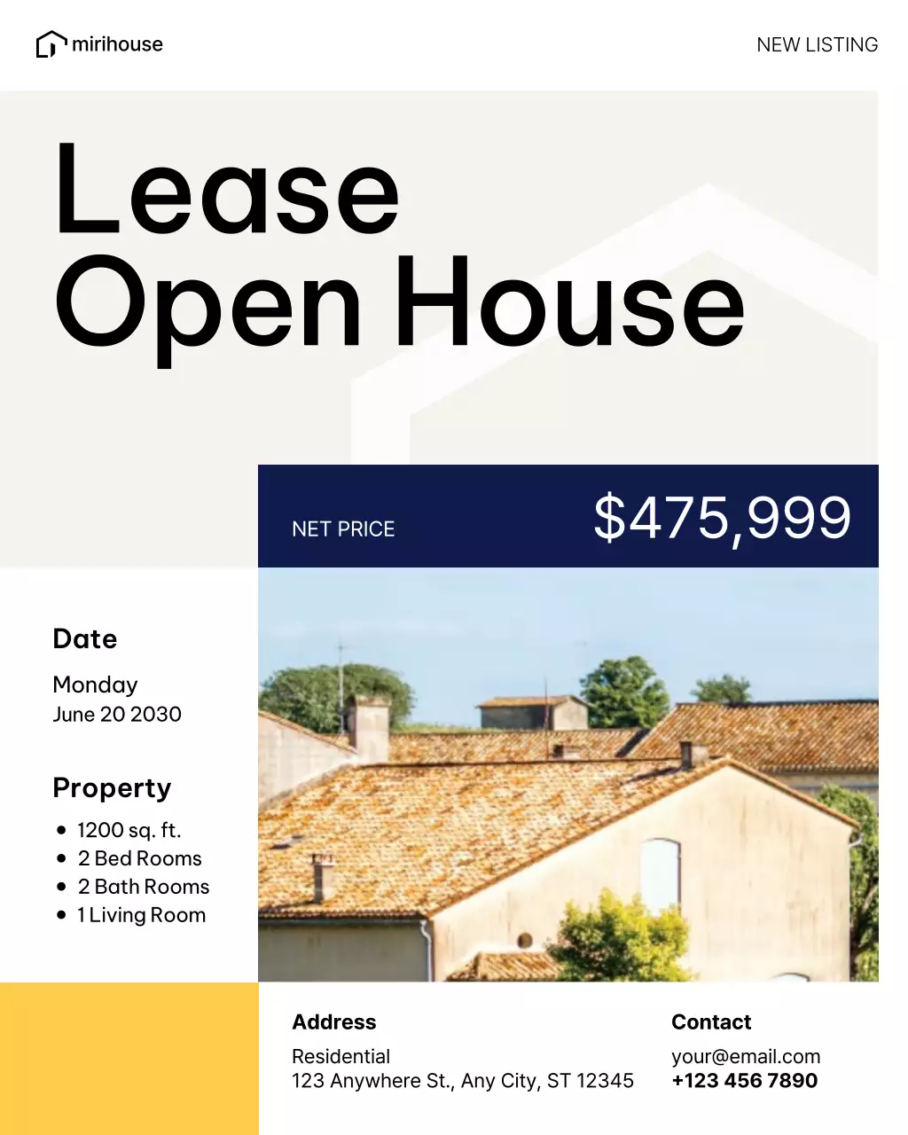 Grey Modern Real Estate Open House Advertisement Instagram Post