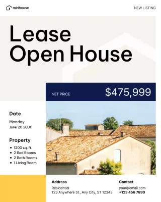 Grey Modern Real Estate Open House Advertisement Instagram Post