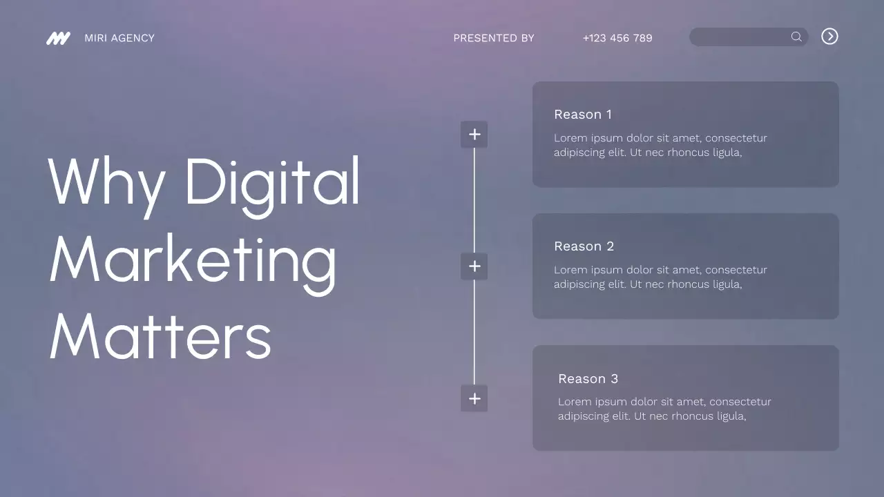 Purple Modern Digital Marketing Agency Presentation