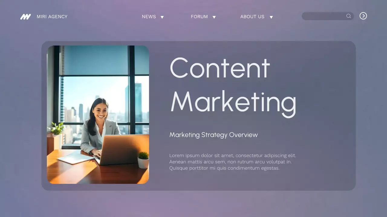 Purple Modern Digital Marketing Agency Presentation