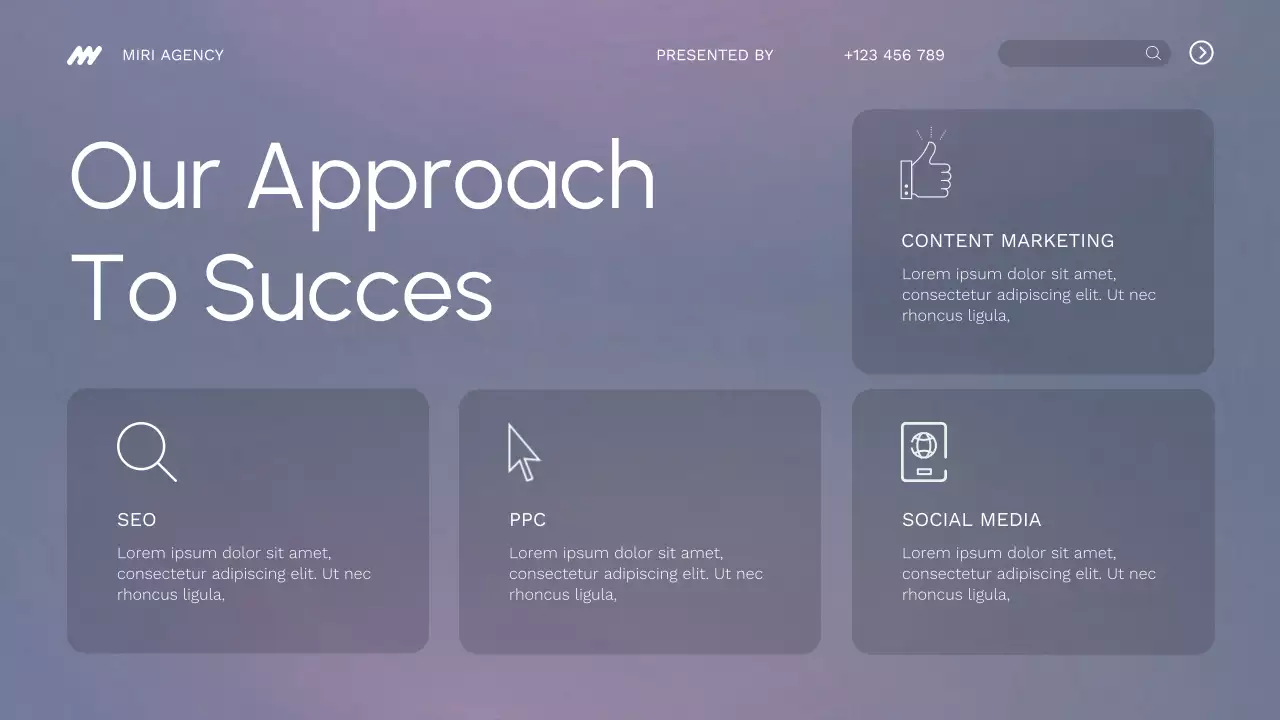 Purple Modern Digital Marketing Agency Presentation