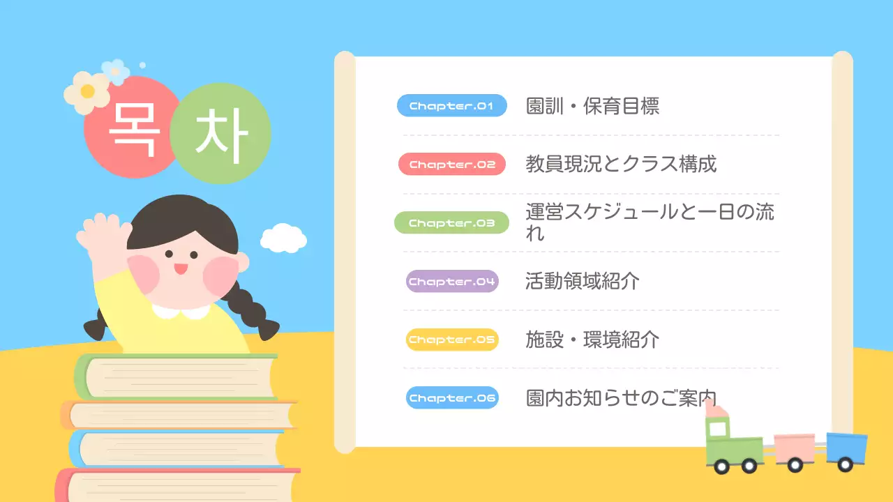 カラフル かわいい オリエンテーション ポスター