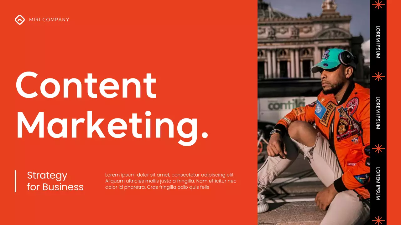 Red Modern Content Marketing Presentation