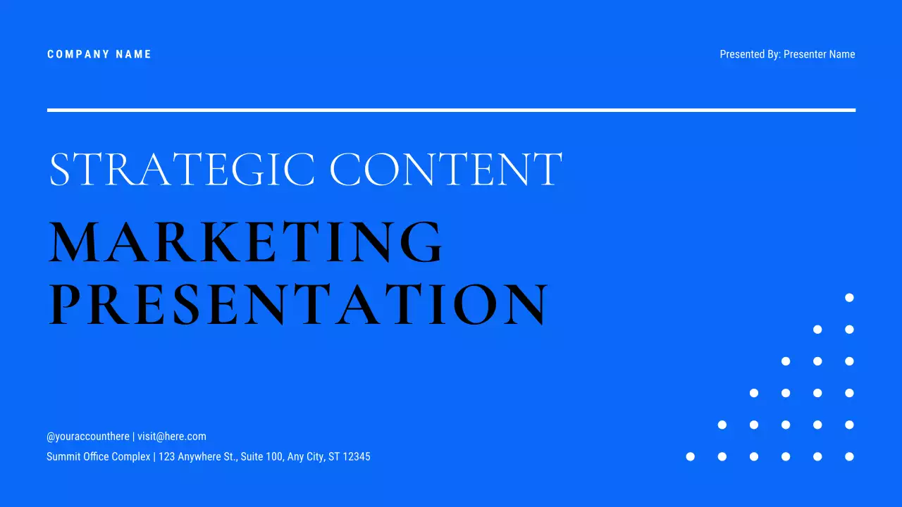 Content Marketing Presentation