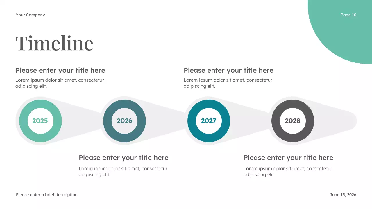 Teal Modern Marketing Presentation