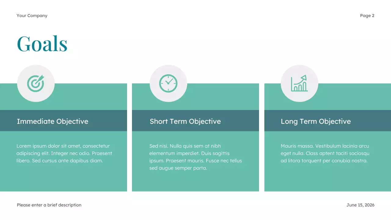 Teal Modern Marketing Presentation