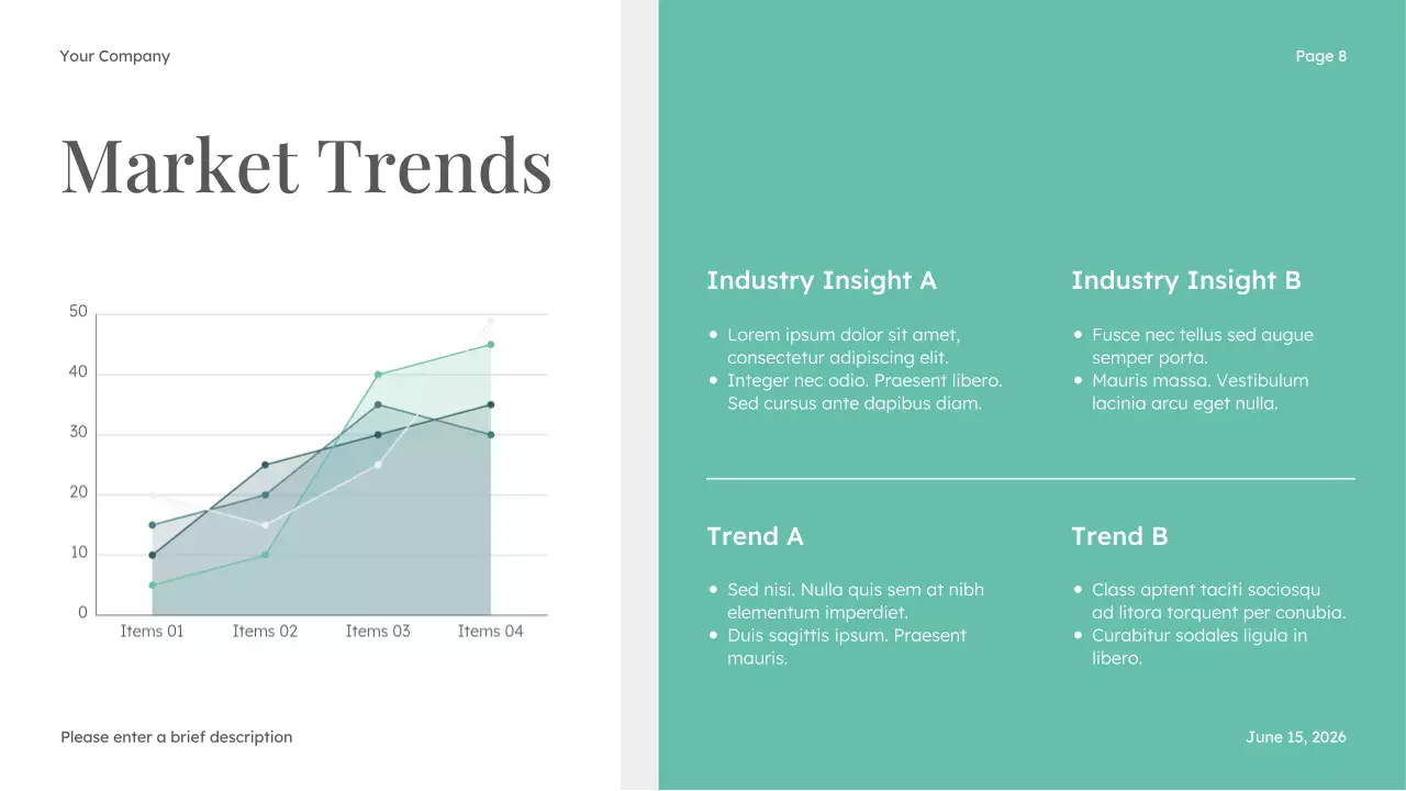 Teal Modern Marketing Presentation