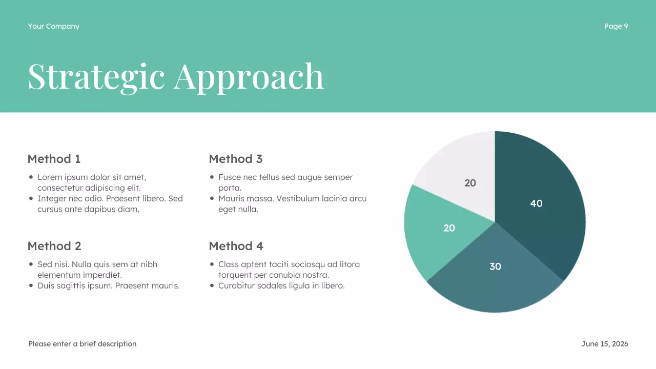 Teal Modern Marketing Presentation