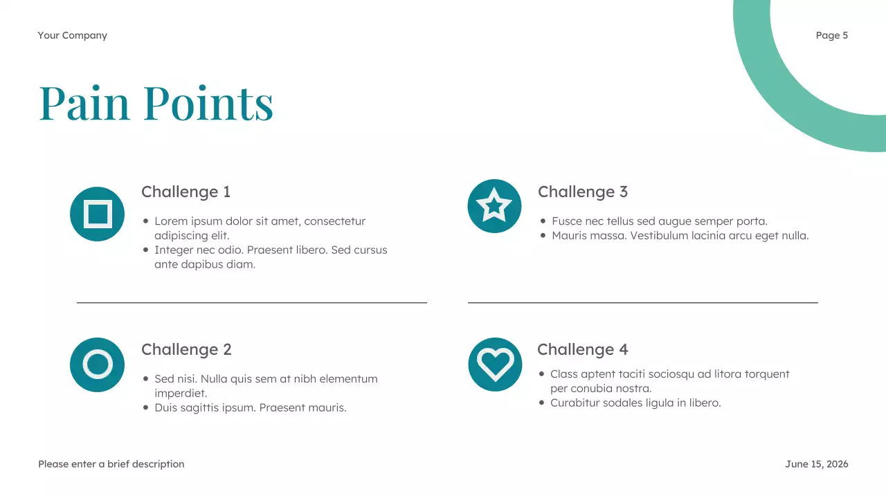 Teal Modern Marketing Presentation