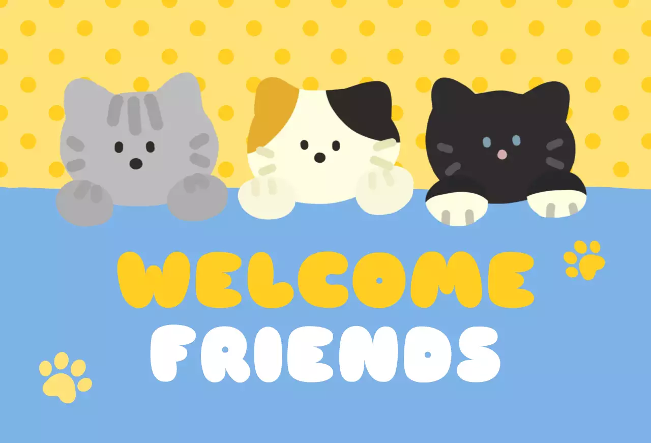 カラフル ポップ ようこそ