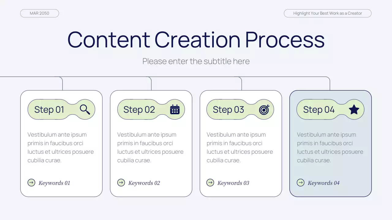 네이비 그린 모던 뷰티 콘텐츠 크리에이터 포트폴리오 프레젠테이션