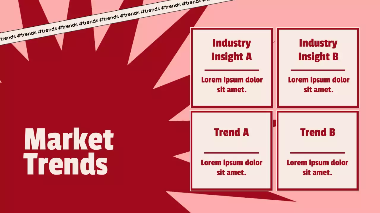 Red Modern Content Marketing Promotion Presentation