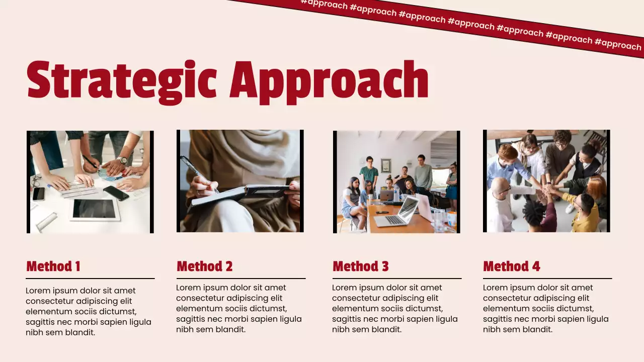 Red Modern Content Marketing Promotion Presentation