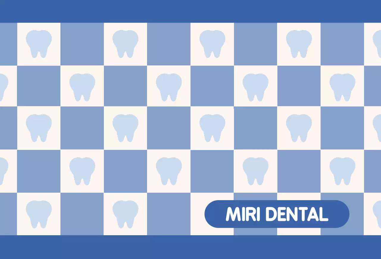 青 シンプル 歯科 ロゴ