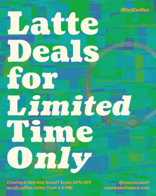 Beige Retro Coffee Promotion Instagram Post