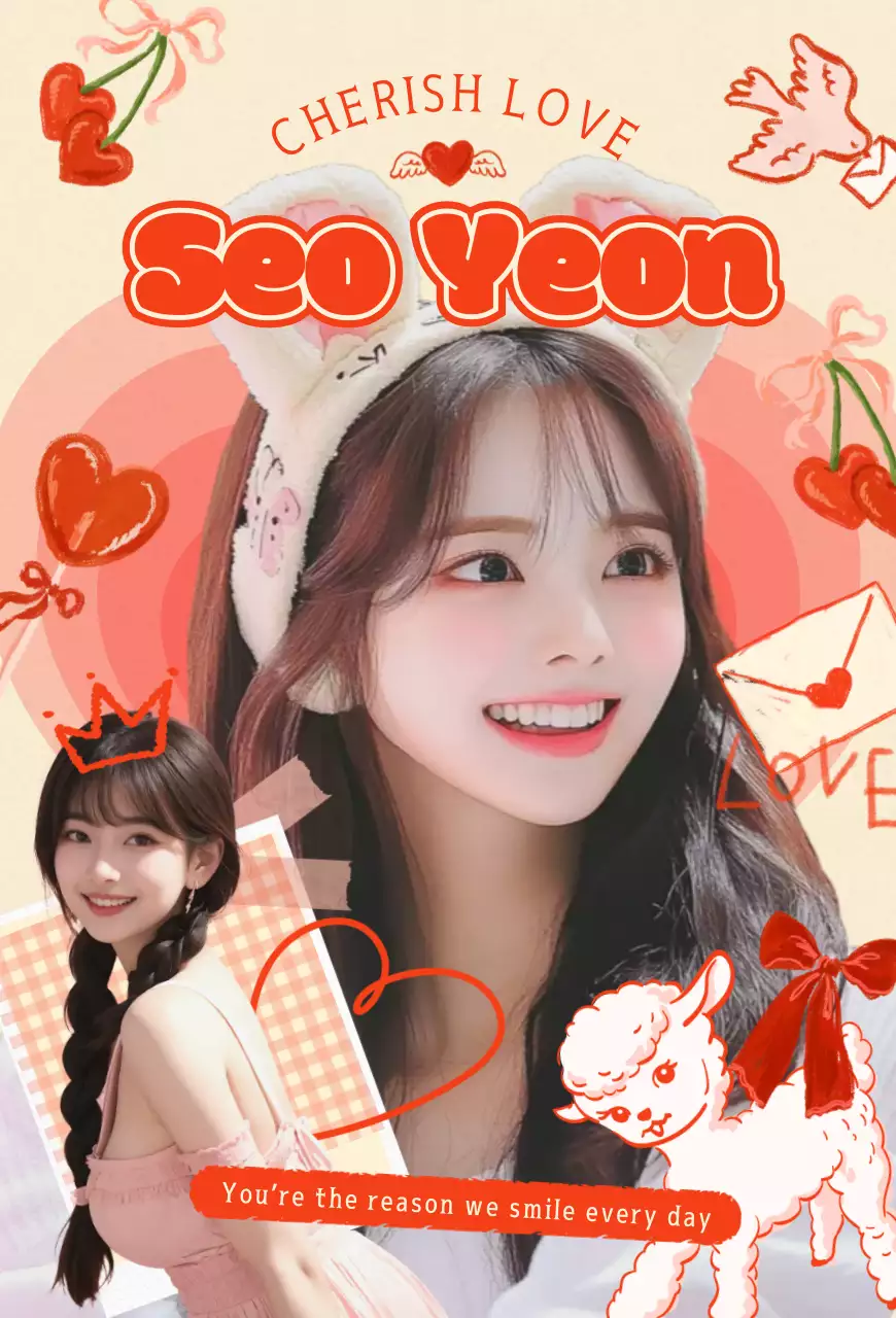 赤 かわいいセンイル