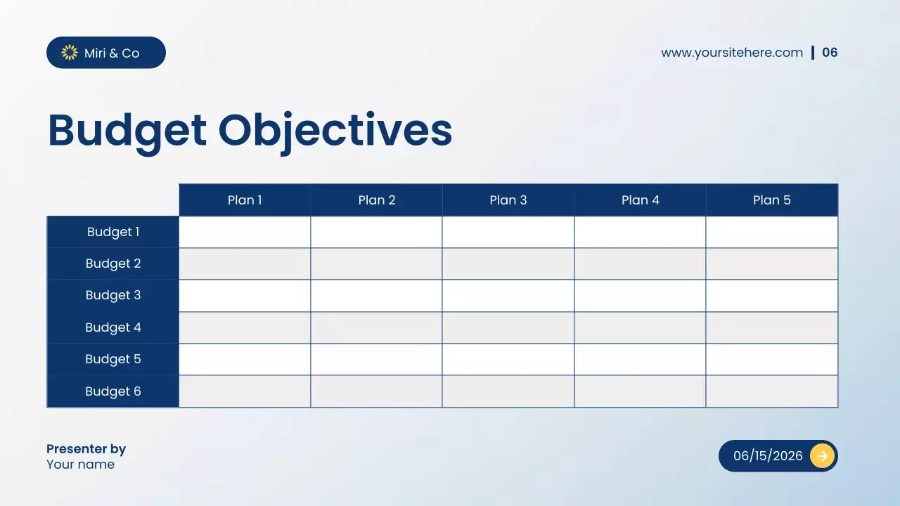Blue Modern Finance Presentation