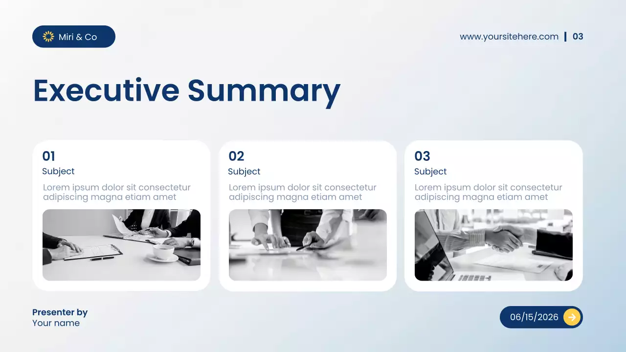 Blue Modern Finance Presentation