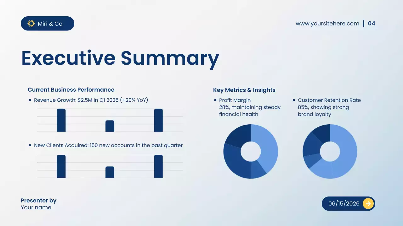 Blue Modern Finance Presentation
