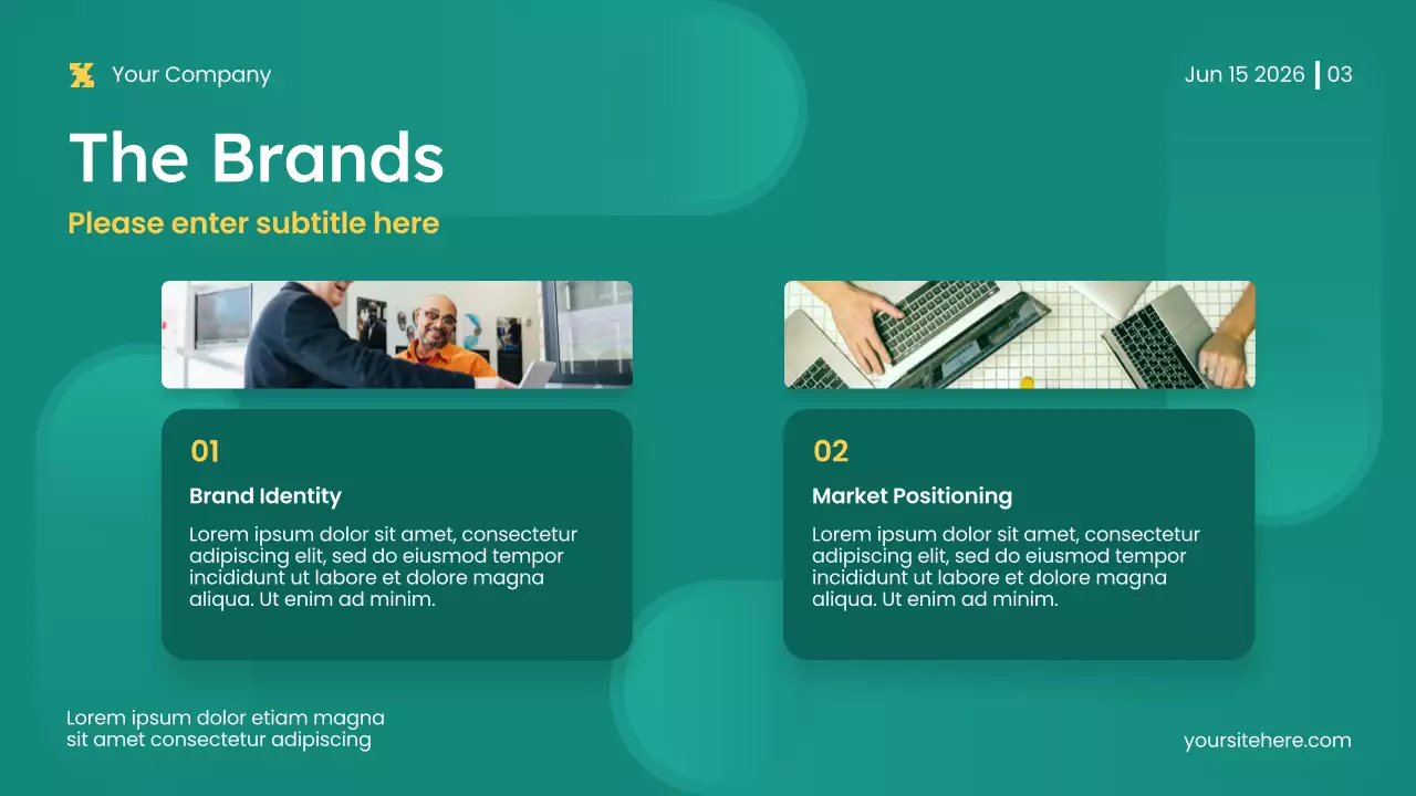 Green Modern Content Marketing Strategy Presentation