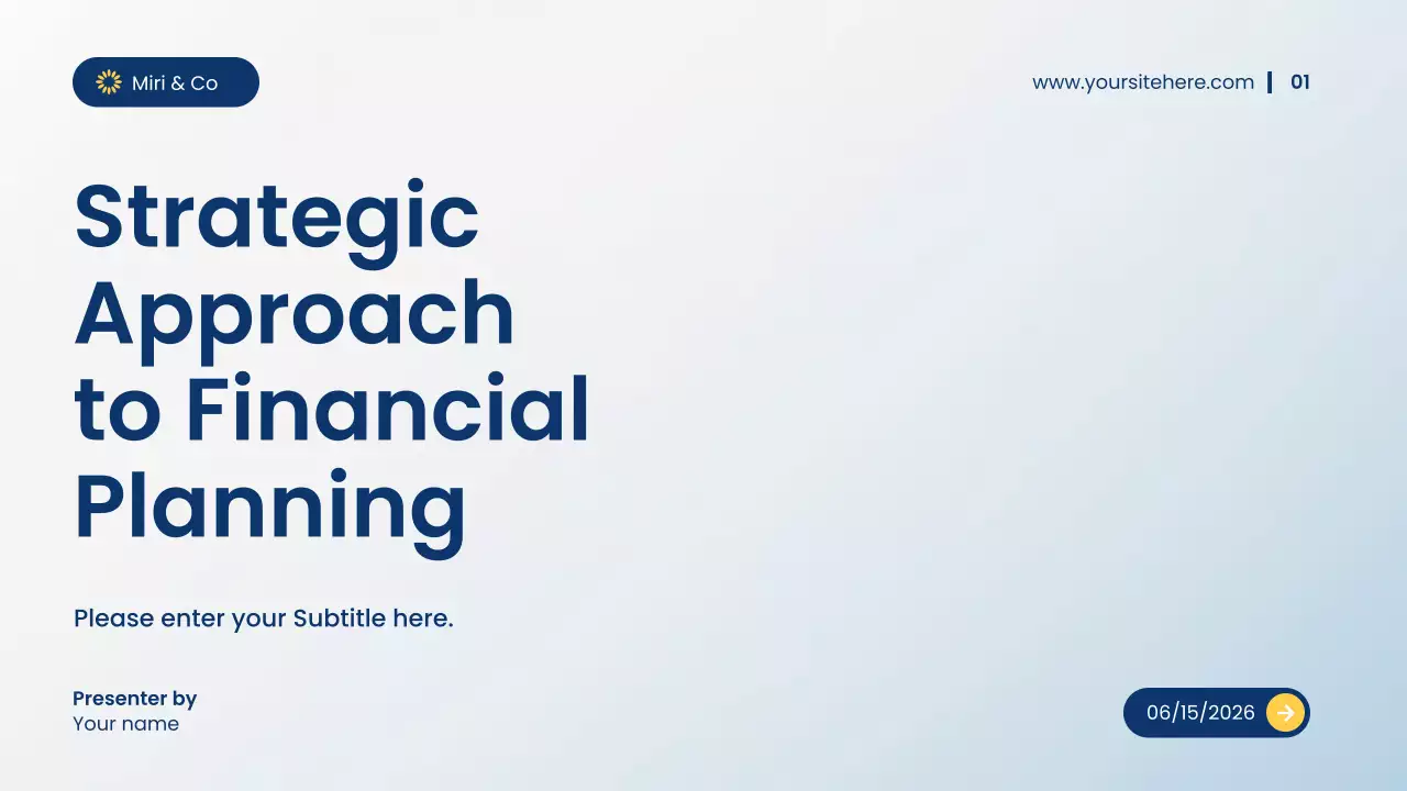 Blue Modern Finance Presentation