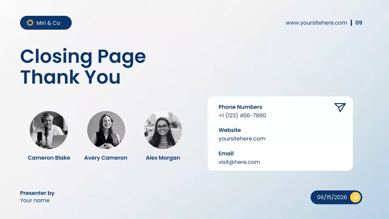 Blue Modern Finance Presentation