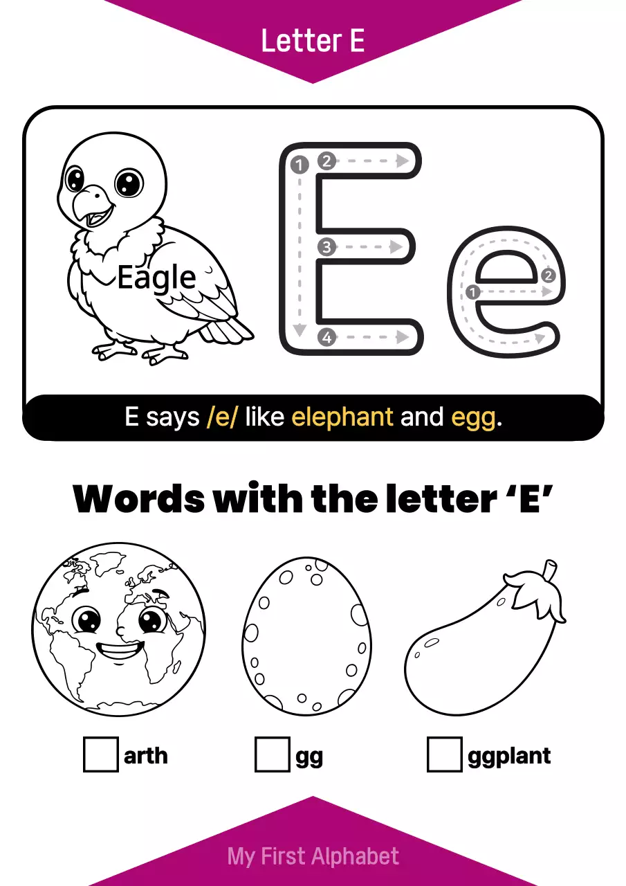 아기자기한 아동 영어 교육 교재