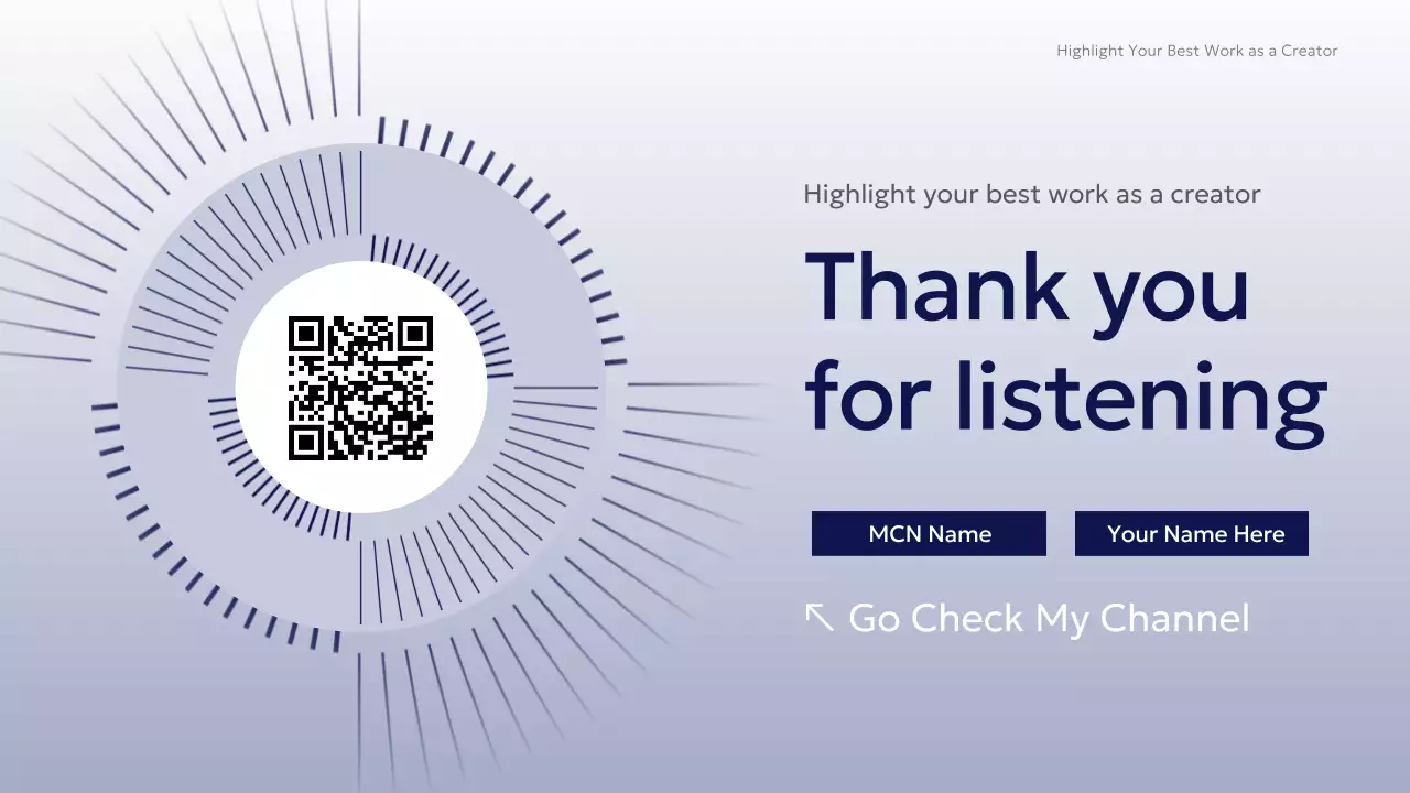 Navy Blue Modern Business Content Creator Proposal Presentation